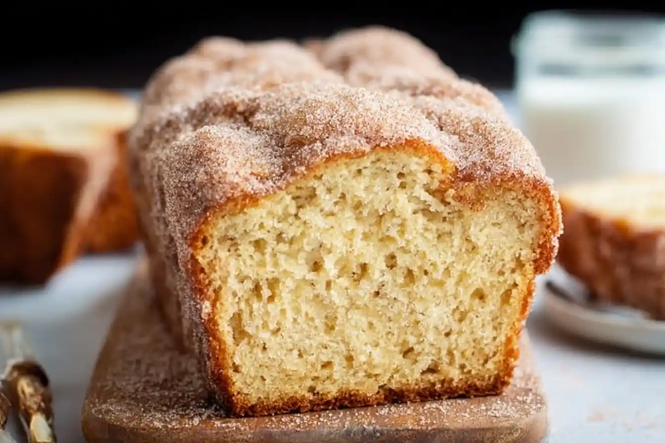 Freshly sliced {{ $('Fetch Recipe Data').first().json["Main Keyword"] }} with a sweet cinnamon sugar crust.